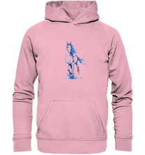 Lade das Bild in den Galerie-Viewer, Blaues Einhorn - Kids Premium Hoodie
