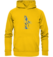 Lade das Bild in den Galerie-Viewer, Blaues Einhorn - Kids Premium Hoodie
