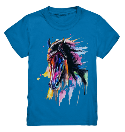 Schwarzes Pferd - Kids Premium Shirt