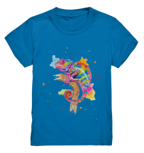 Lade das Bild in den Galerie-Viewer, Buntes Chamäleon  - Kids Premium Shirt

