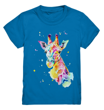 Lade das Bild in den Galerie-Viewer, Bunte Giraffe - Kids Premium Shirt
