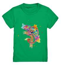 Lade das Bild in den Galerie-Viewer, Buntes Chamäleon  - Kids Premium Shirt

