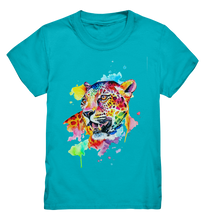 Lade das Bild in den Galerie-Viewer, Bunter Leopard  - Kids Premium Shirt
