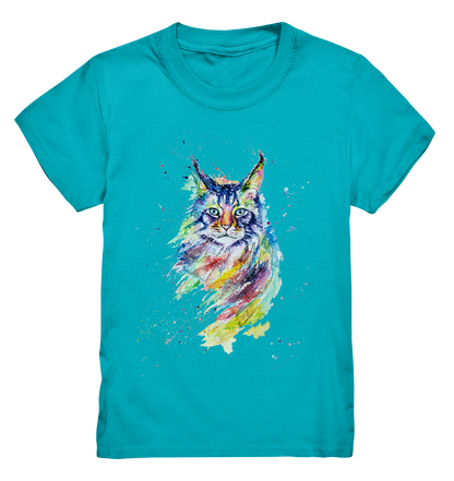 Bunte Katze - Kids Premium Shirt