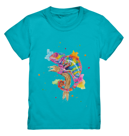 Buntes Chamäleon  - Kids Premium Shirt