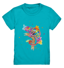 Lade das Bild in den Galerie-Viewer, Buntes Chamäleon  - Kids Premium Shirt
