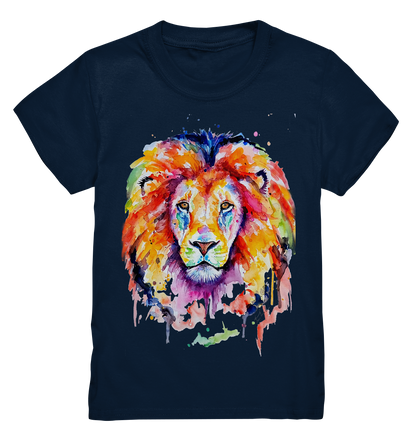 Bunter Löwe - Kids Premium Shirt