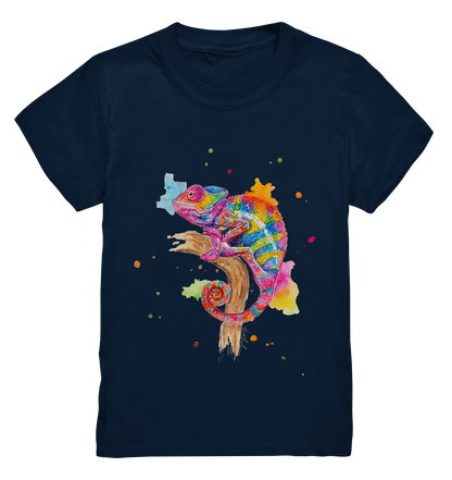 Buntes Chamäleon  - Kids Premium Shirt
