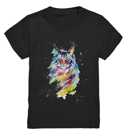 Bunte Katze - Kids Premium Shirt