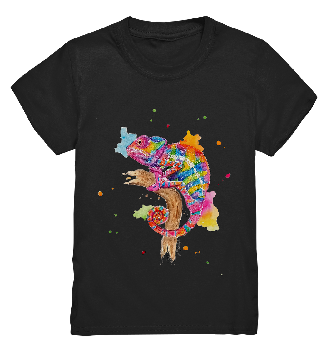 Buntes Chamäleon  - Kids Premium Shirt