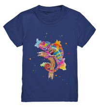 Lade das Bild in den Galerie-Viewer, Buntes Chamäleon  - Kids Premium Shirt
