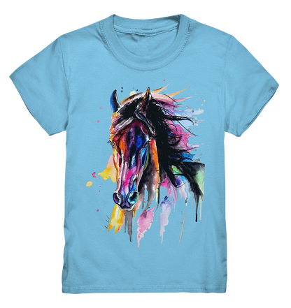 Schwarzes Pferd - Kids Premium Shirt