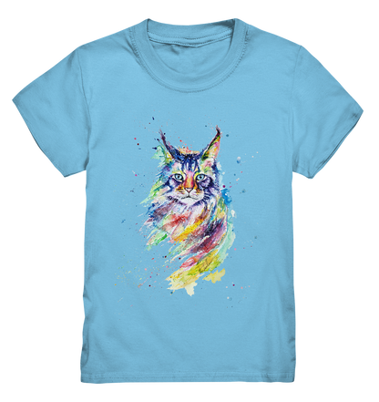 Bunte Katze - Kids Premium Shirt