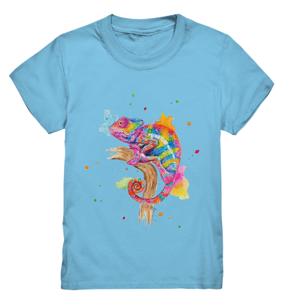 Buntes Chamäleon  - Kids Premium Shirt