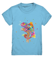 Lade das Bild in den Galerie-Viewer, Buntes Chamäleon  - Kids Premium Shirt
