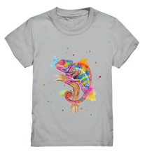 Lade das Bild in den Galerie-Viewer, Buntes Chamäleon  - Kids Premium Shirt
