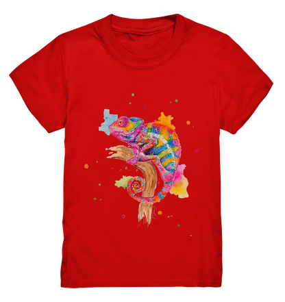 Buntes Chamäleon  - Kids Premium Shirt
