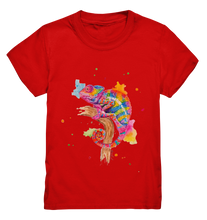 Lade das Bild in den Galerie-Viewer, Buntes Chamäleon  - Kids Premium Shirt
