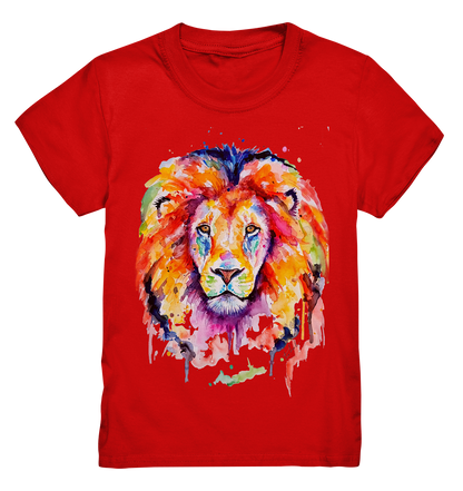 Bunter Löwe - Kids Premium Shirt
