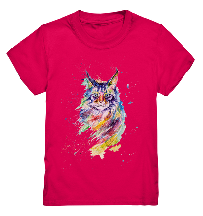 Bunte Katze - Kids Premium Shirt