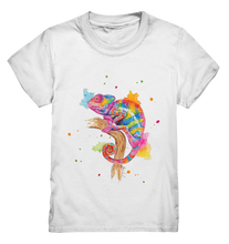Lade das Bild in den Galerie-Viewer, Buntes Chamäleon  - Kids Premium Shirt
