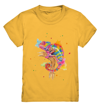 Buntes Chamäleon  - Kids Premium Shirt