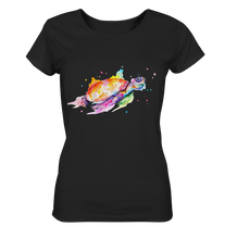Lade das Bild in den Galerie-Viewer, Bunte Meeresschildkröte - Ladies Organic Basic Shirt
