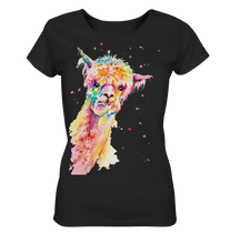 Lade das Bild in den Galerie-Viewer, Lustiges Alpaka - Ladies Organic Basic Shirt

