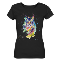 Lade das Bild in den Galerie-Viewer, Bunte Katze - Ladies Organic Basic Shirt
