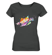 Lade das Bild in den Galerie-Viewer, Bunte Meeresschildkröte - Ladies Organic Basic Shirt
