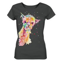 Lade das Bild in den Galerie-Viewer, Lustiges Alpaka - Ladies Organic Basic Shirt
