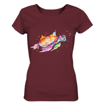 Lade das Bild in den Galerie-Viewer, Bunte Meeresschildkröte - Ladies Organic Basic Shirt
