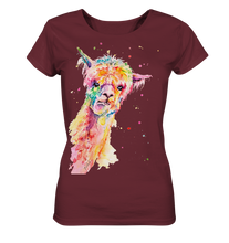 Lade das Bild in den Galerie-Viewer, Lustiges Alpaka - Ladies Organic Basic Shirt
