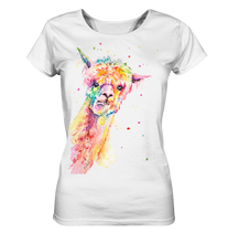 Lade das Bild in den Galerie-Viewer, Lustiges Alpaka - Ladies Organic Basic Shirt
