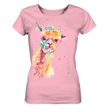 Lade das Bild in den Galerie-Viewer, Lustiges Alpaka - Ladies Organic Basic Shirt
