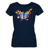 Lade das Bild in den Galerie-Viewer, Bunter Schmetterling - Ladies Organic Shirt
