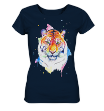 Lade das Bild in den Galerie-Viewer, Bunter Tiger - Ladies Organic Shirt
