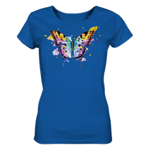 Lade das Bild in den Galerie-Viewer, Bunter Schmetterling - Ladies Organic Shirt
