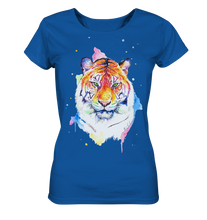 Lade das Bild in den Galerie-Viewer, Bunter Tiger - Ladies Organic Shirt
