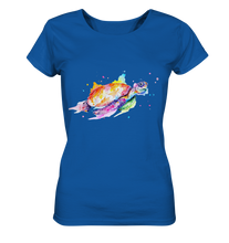 Lade das Bild in den Galerie-Viewer, Bunte Meeresschildkröte - Ladies Organic Shirt
