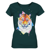 Lade das Bild in den Galerie-Viewer, Bunter Tiger - Ladies Organic Shirt
