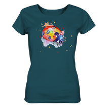 Lade das Bild in den Galerie-Viewer, Bunter Marienkäfer - Ladies Organic Shirt
