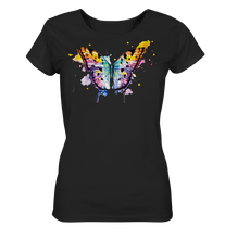Lade das Bild in den Galerie-Viewer, Bunter Schmetterling - Ladies Organic Shirt
