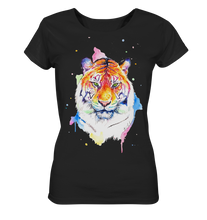 Lade das Bild in den Galerie-Viewer, Bunter Tiger - Ladies Organic Shirt
