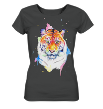 Lade das Bild in den Galerie-Viewer, Bunter Tiger - Ladies Organic Shirt
