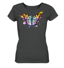 Lade das Bild in den Galerie-Viewer, Bunter Schmetterling - Ladies Organic Shirt
