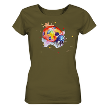 Lade das Bild in den Galerie-Viewer, Bunter Marienkäfer - Ladies Organic Shirt
