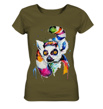 Lade das Bild in den Galerie-Viewer, Bunter Katta - Ladies Organic Shirt

