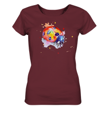 Lade das Bild in den Galerie-Viewer, Bunter Marienkäfer - Ladies Organic Shirt
