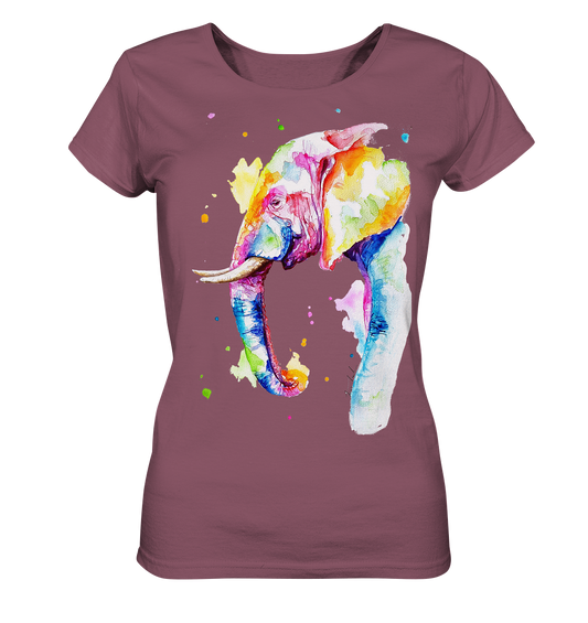 Bunter Elefant - Ladies Organic Shirt